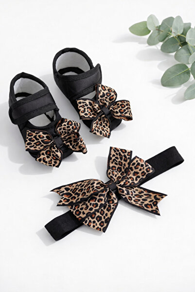 moukou 0-3 Ay Bebek Bandana Patik Seti Hediyelik Ayakkabı