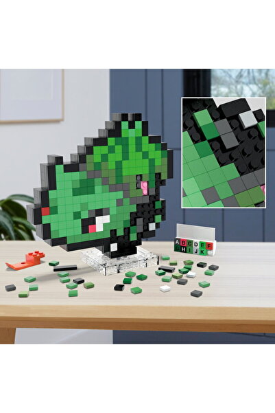 mattel MEGA Pokémon Bulbasaur Pixel Art, construction toy