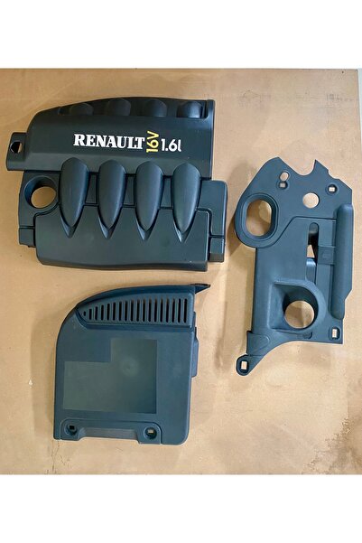 ENS PAZARLAMA Megane 2 1.6 16V Motor Üst Koruma Kapağı Siyah Akü Üst Kapağı M...