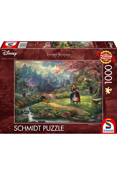 Schmidt Spiele Studiourile Thomas Kinkade: Disney - Mulan, Puzzle (1000 piese)