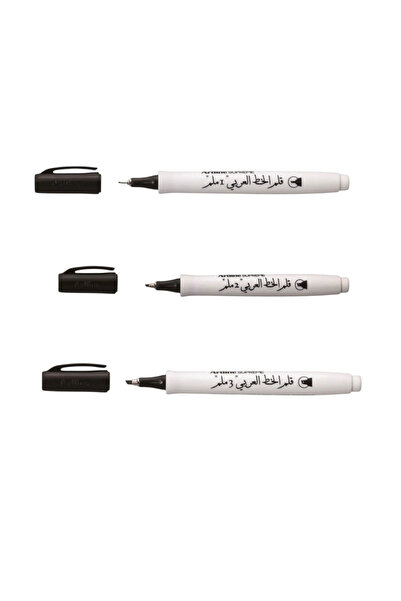 artline Supreme Calligraphy Pen (1.0-2.0-3.0) Arabic Calligraphy Pen Black (3...