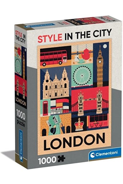 CLEMENTONI Puzzle 1000 pieces - Style in the City, London (Clementoni-39844)