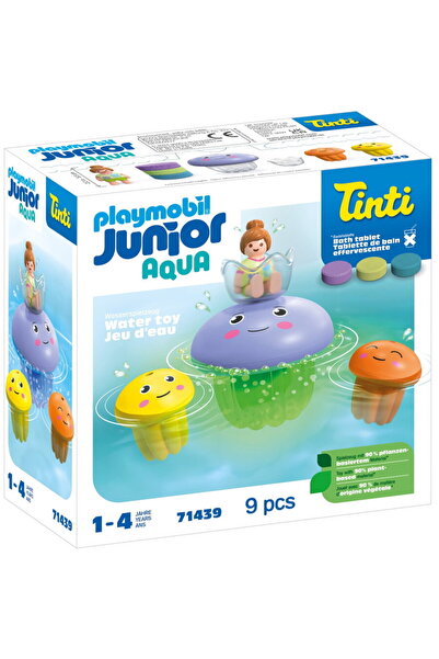 Playmobil 71439 Junior Aqua & Tinti: Familie de meduze colorate, jucărie de c...