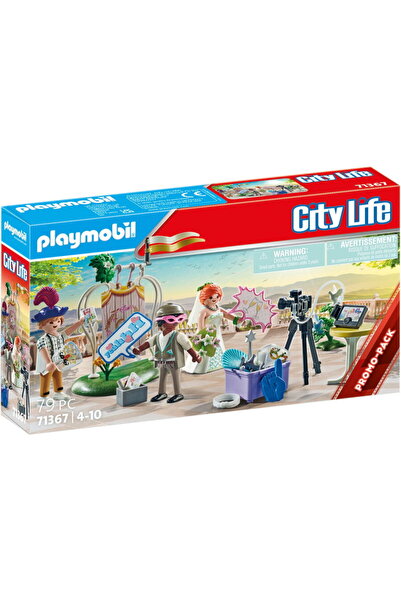 Playmobil 71367 Cutie foto de nuntă City Life, jucărie de construcție