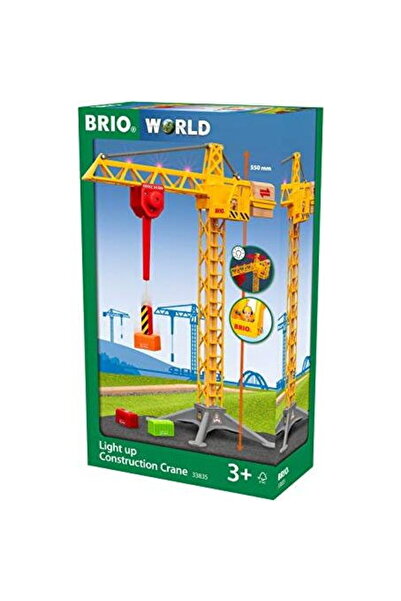 RAVENSBURGER BRIO large construction crane with light 63383500