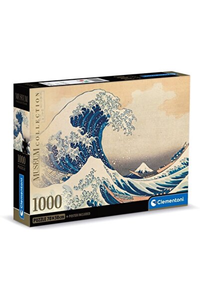 CLEMENTONI Puzzle 1000 piese - Hokusai, "The Great Wave" (Clementoni-39707)