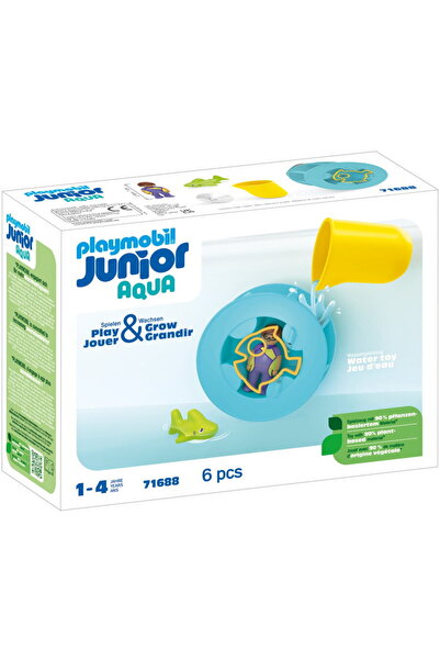 Playmobil 71688 Junior Aqua: Jacuzzi cu pui de rechin, jucărie de construcție