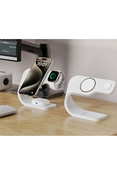 Noveria Tech Air Dock İphone, Airpods, watch Cihazları Standı – Minimal Masa ...