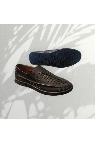 abar classic Men's Genuine Seasonal Loaf Loafers Kkabi Orthopedic Silicone Sole