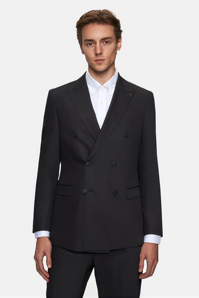 Tween Slim Fit Siyah Düz Takim Elbise