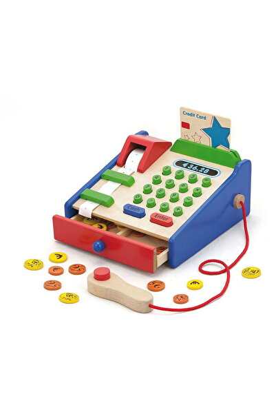 Viga Casa de marcat din lemn pentru copii