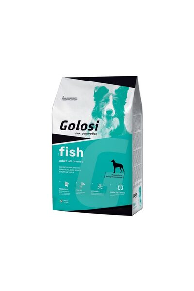 Golosi PREMIUM DRY FOOD FOR ADULT DOGS FISH 12KG