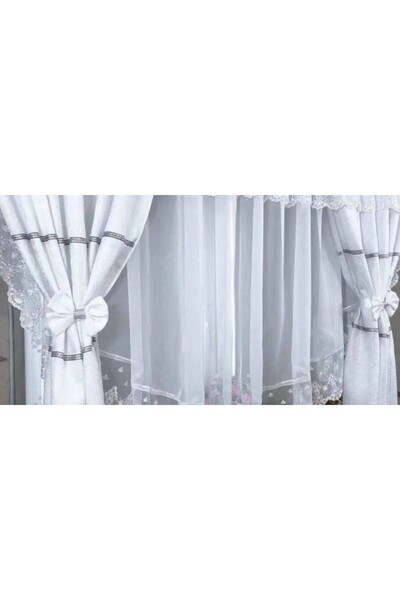 OEM Set unic de perdele plus draperii decorative pentru living și dormitor