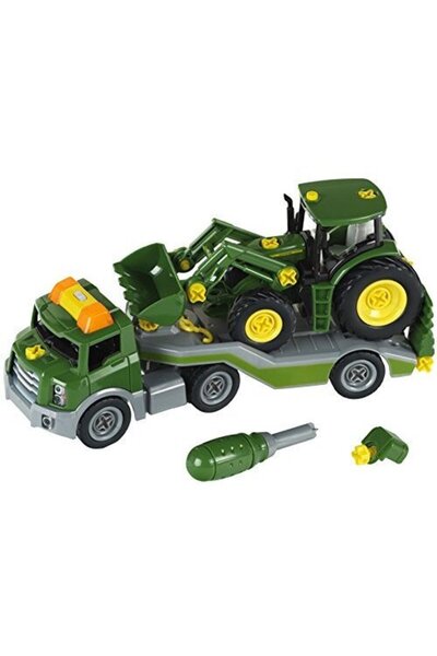 Theo Klein Transporter cu John Deere-Traktor - 3908