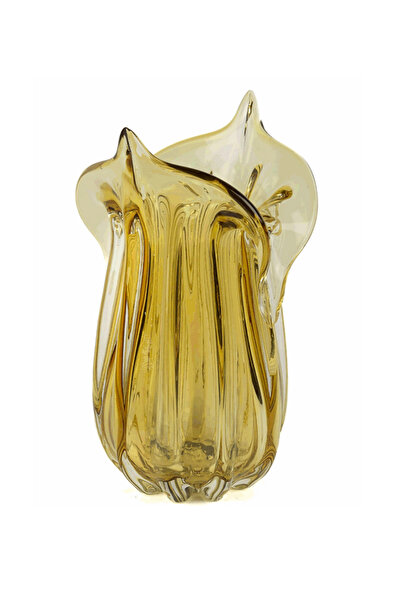 tuan design Amber Lale Cam Vazo 18x35cm