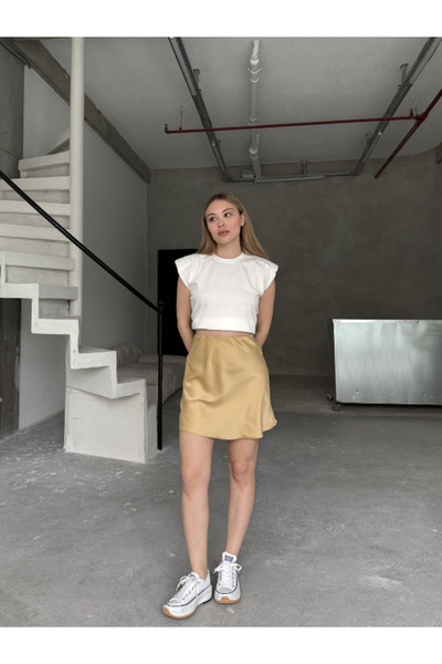 thelowely Short Satin Skirt