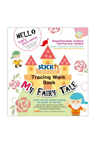 Stick'Nsnap Carte educativa Stick"n Tracing Work Book - My Fairy Tale
