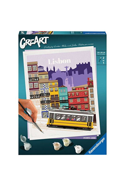 RAVENSBURGER CreArt - Lisabona colorată, Pictură