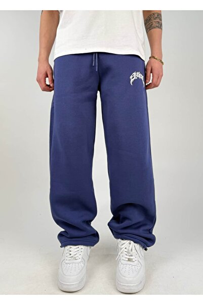 zaee Syncl Winter Embroidered Adjustable Baggy Sweatpants