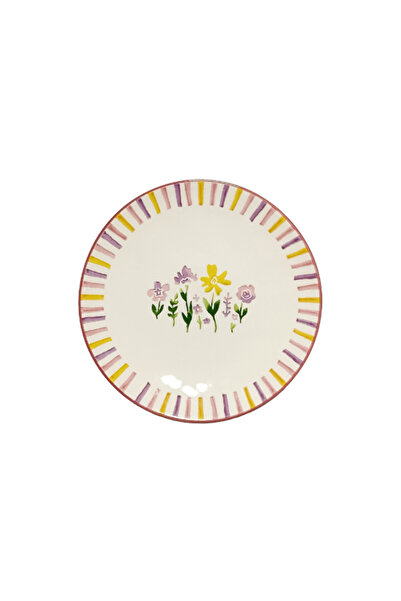 papart طبق سلطة دائري بنقشة زهور توسكانا، 23 سم