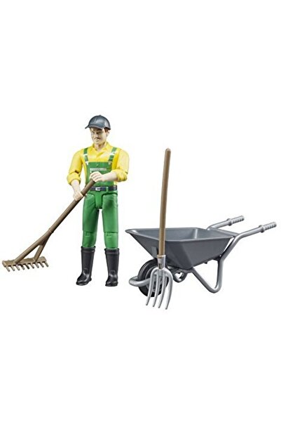 Bruder set figurină fermier cu accesorii - 62610