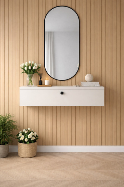 DOGGA PROFILE-PANEL Dresuar , Kapaklı Konsol , Tek bölmeli , Vestiyer Lambiri...