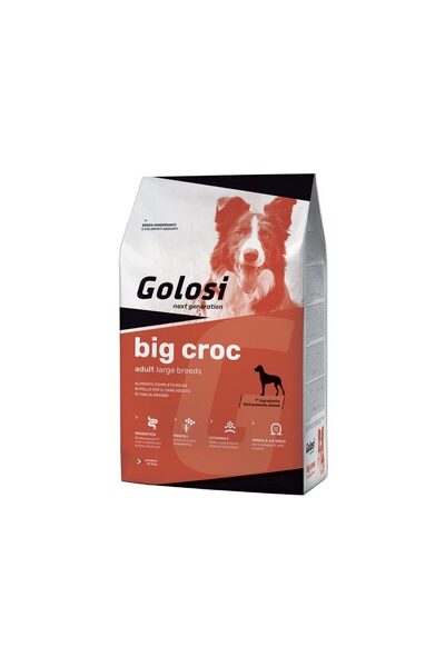 Golosi PREMIUM DRY FOOD FOR LARGE DOGS BIG CROC 12KG