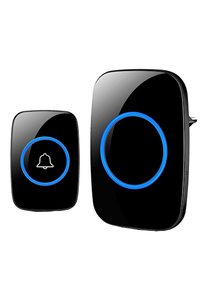 zola Wireless doorbell, smart, with 1 receiver, range 20 m, IP44, 60 tunes, 6...