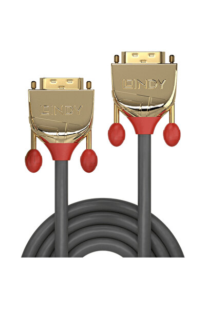LİNDY Cablu DVI-D Dual Link de 2 m, linie aurie