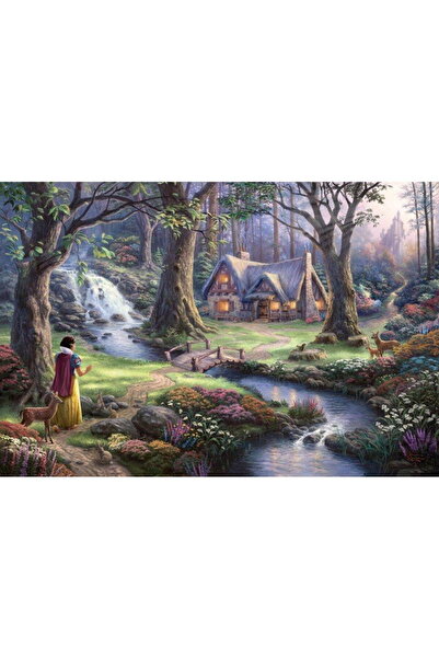 Schmidt Spiele Puzzle Thomas Kinkade: Disney Albă ca Zăpada 1000 Puzzle