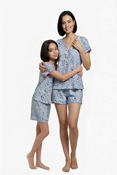 LILIAN Cute Leopard Shorts Set. Mother and Daughter Are Sold Separately, Pric...