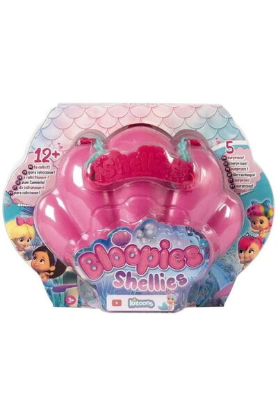 Bloopies Shellies Doll - Surprise Pack, 5 Accessories, Pink