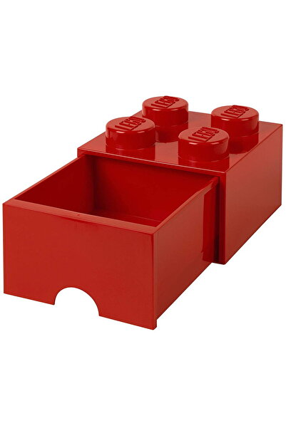 Room Copenhagen Sertar cu 4 cărămizi LEGO roșu - RC40051730