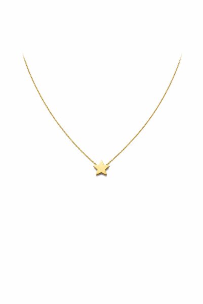 Alvin Store Minimal Yıldız Kolye Kararmaz Çelik Stainless Steel Şık Kadın Kolye