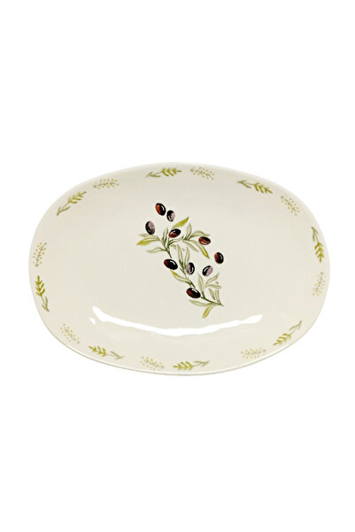 Papart Olivia Printed Oval Serving Platter 37x25cm