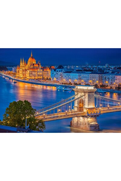 Castorland Puzzle 500 pieces - Budapest by Night (Castorland-53940)