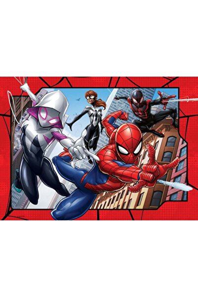 RAVENSBURGER Puzzle 4x100 Pieces - Spiderman (Ravensburger-01076)
