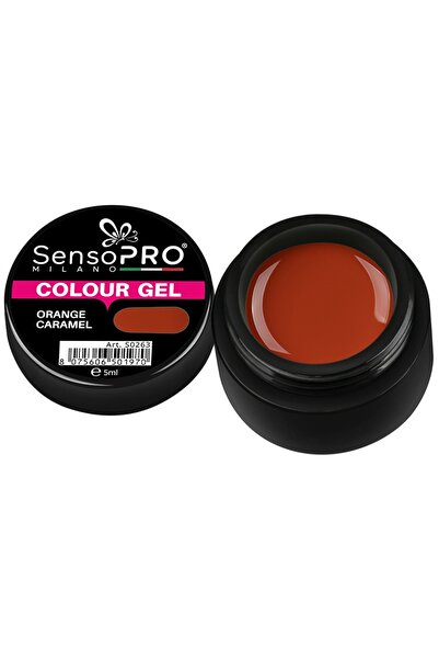 SensoPRO Milano Colored UV Gel Orange Caramel 5ml,
