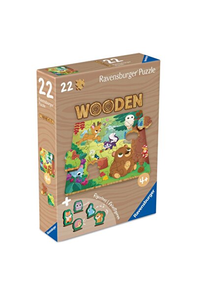 RAVENSBURGER Puzzle 22 Pieces - Wooden Forest Animals (Ravensburger-04080)
