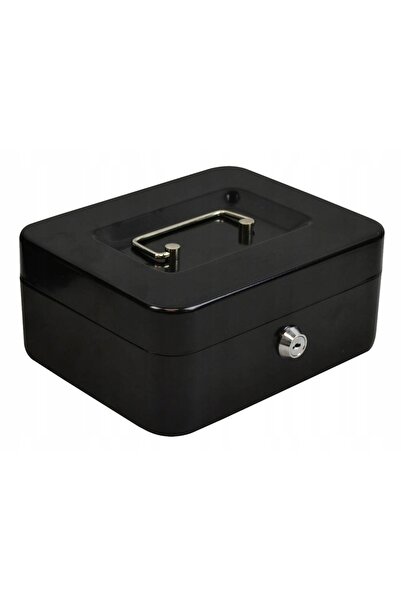zola Cash box, with handle for easy transport, 2 keys, large size, black, 20x...