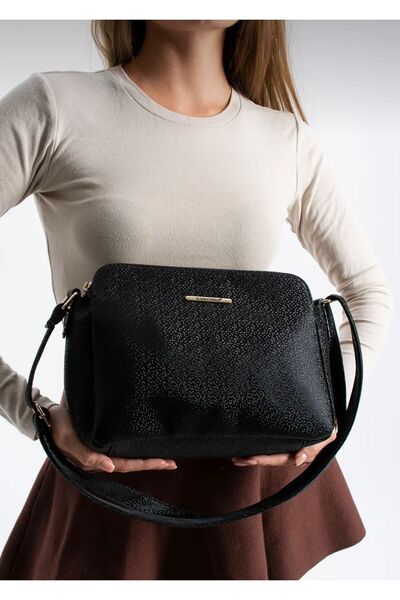 Sanmorris Women's 3-Compartment Quality Faux Leather Shoulder Bag