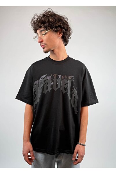 zaee Fv Print & Stone Oversized T-Shirt