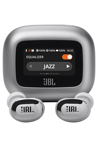 JBL Live Buds 3, Autonomie 10 ore, Bluetooth 5.3, Argintiu
