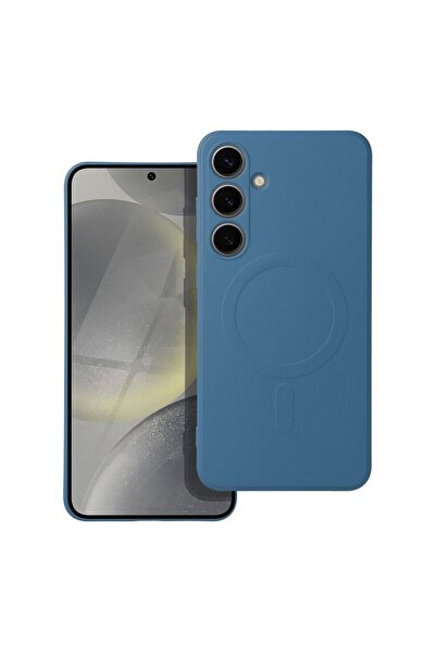 OEM Husa pentru Samsung Galaxy A56, MagSafe, Silicone, Albastru