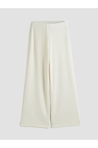 LC Waikiki Beige Elastic Waist Soft Touch Women's Sweatpants