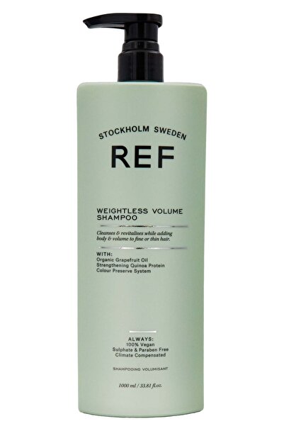 REF STOCKHOLM , Weightless Volume, Sulfates-Free, Hair Shampoo, For Volume & ...