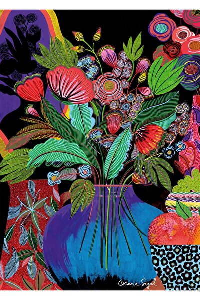 Pieces & Peace 1000 piece puzzle - Sigal Orane: Le Bouquet (Pieces-and-Peace-...