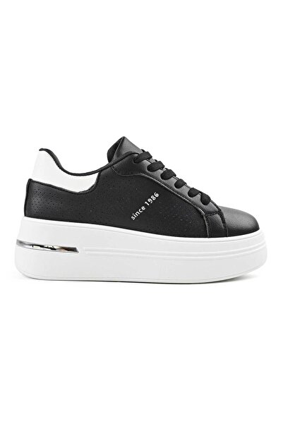 Tmall Women's Sports Shoes,-Leather, D1476, Black