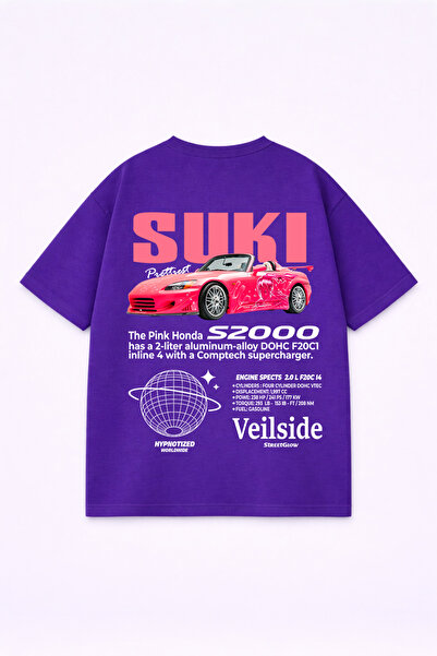 LORVEX Μπλουζάκι oversized Unisex 100% Άνετη εφαρμογή Βαμβάκι τεμαχίων SUKI μ...