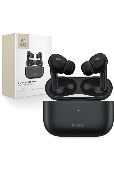 Tech-Protect UltraBoost Pro, Bluetooth 5.0, 170 mAh, Incarcare MagSafe, Negru